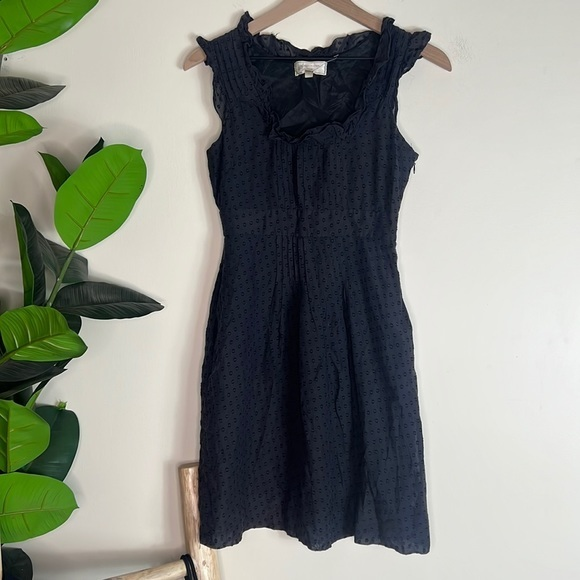 Moulinette‎ Soeurs Navy Blue Silk Blend Dress Size 0 - Picture 1 of 7
